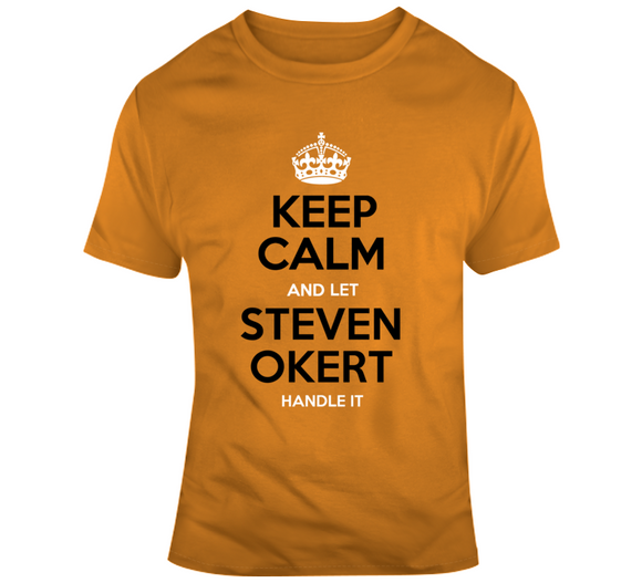 Steven Okert Keep Calm San Francisco Baseball Fan T Shirt