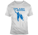 Curry Thompson Splash Brothers Golden State Basketball Fan Distressed V4 T Shirt