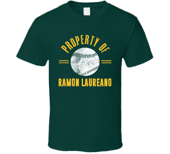 Ramon Laureano Property Of Oakland Baseball Fan T Shirt