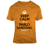 Pablo Sandoval Keep Calm San Francisco Baseball Fan T Shirt