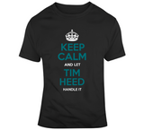 Tim Heed Keep Calm San Jose Hockey Fan T Shirt