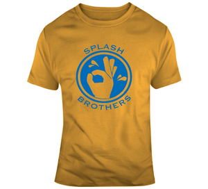 Splash Brothers Curry Thompson Golden State Basketball Fan T Shirt