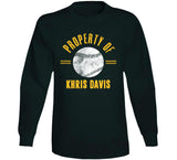 Khris Davis Property Of Oakland Baseball Fan T Shirt