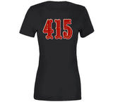Area Code 415 San Francisco Football Fan V2 T Shirt