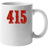 Area Code 415 San Francisco Football Fan V3 T Shirt