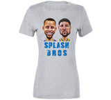 Curry Thompson Splash Bros Caricature Golden State Basketball Fan V2 T Shirt