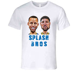 Curry Thompson Splash Bros Caricature Golden State Basketball Fan T Shirt