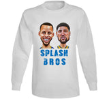 Curry Thompson Splash Bros Caricature Golden State Basketball Fan T Shirt