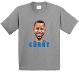 Stephen Curry Caricature Golden State Basketball Fan V2 T Shirt