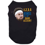 Klay Thompson 4 Rings In My Bank Golden State Basketball Fan V3 T Shirt