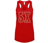 5 Championships 5x San Francisco Football Fan V2 T Shirt