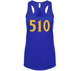 Area Code 510 Golden State Basketball Fan T Shirt