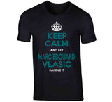 Marc Edouard Vlasic Keep Calm San Jose Hockey Fan T Shirt