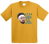 Klay Thompson 4 Rings In My Bank Golden State Basketball Fan V2 T Shirt