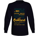 The Legend Of Oakland Banner Oakland Baseball Fan V3 T Shirt