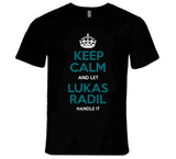 Lukas Radil Keep Calm San Jose Hockey Fan T Shirt