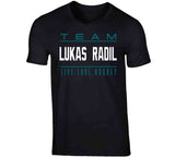 Lukas Radil Team Live Love Hockey San Jose Hockey Fan T Shirt