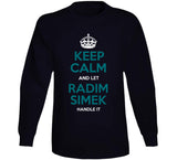 Radim Simek Keep Calm San Jose Hockey Fan T Shirt