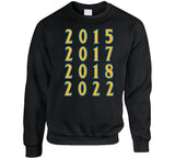 Dynasty 4 Championship Years Golden State Basketball Fan V3 T Shirt