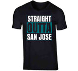 Straight Outta San Jose Hockey Fan T Shirt
