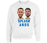 Curry Thompson Splash Bros Caricature Golden State Basketball Fan T Shirt