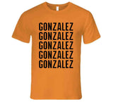Luis Gonzalez X5 San Francisco Baseball Fan T Shirt