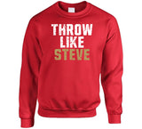 Steve Young Throw Like Steve San Francisco Football Fan Distressed T Shirt