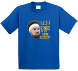 Klay Thompson 4 Rings In My Bank Golden State Basketball Fan T Shirt