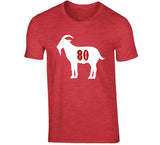 Jerry Rice Goat 80 San Francisco Football Fan T Shirt