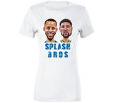 Curry Thompson Splash Bros Caricature Golden State Basketball Fan T Shirt