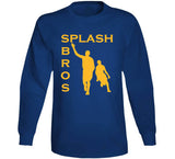 Curry Thompson Splash Bros Golden State Basketball Fan T Shirt