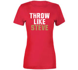 Steve Young Throw Like Steve San Francisco Football Fan Distressed T Shirt