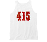 Area Code 415 San Francisco Football Fan V3 T Shirt