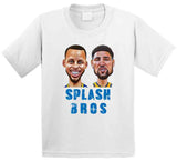 Curry Thompson Splash Bros Caricature Golden State Basketball Fan T Shirt