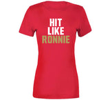 Ronnie Lott Hit Like Ronnie San Francisco Football Fan T Shirt