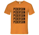 Joc Pederson X5 San Francisco Baseball Fan T Shirt