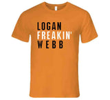 Logan Webb Freakin San Francisco Baseball Fan T Shirt