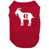 Ronnie Lott Goat 42 San Francisco Football Fan T Shirt