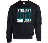 Straight Outta San Jose Hockey Fan T Shirt