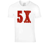 5 Championships 5x San Francisco Football Fan T Shirt