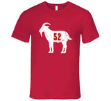 Patrick Willis Goat 52 San Francisco Football Fan Distressed T Shirt