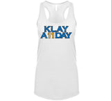 Klay Thompson Klay All Day Golden State Basketball Fan Distressed V2 T Shirt