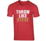 Steve Young Throw Like Steve San Francisco Football Fan Distressed T Shirt