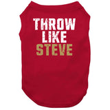 Steve Young Throw Like Steve San Francisco Football Fan Distressed T Shirt