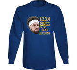 Klay Thompson 4 Rings In My Bank Golden State Basketball Fan T Shirt