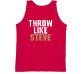 Steve Young Throw Like Steve San Francisco Football Fan Distressed T Shirt