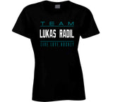 Lukas Radil Team Live Love Hockey San Jose Hockey Fan T Shirt