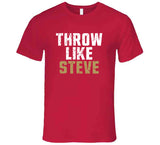 Steve Young Throw Like Steve San Francisco Football Fan Distressed T Shirt