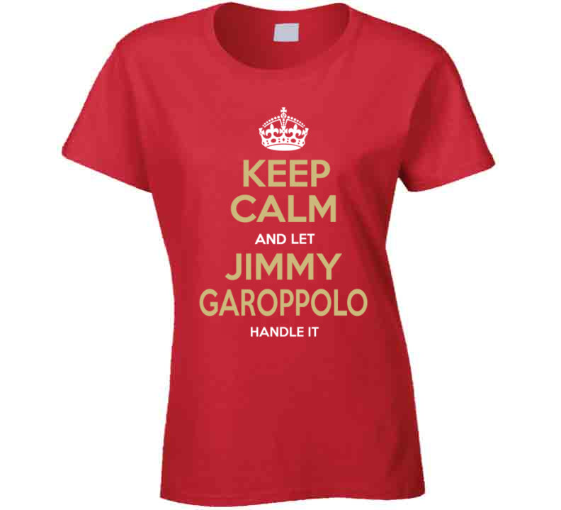 Jimmy Garoppolo Keep Calm San Francisco Football Fan T Shirt
