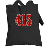 Area Code 415 San Francisco Football Fan V2 T Shirt